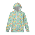 Retro Air Balloon Pattern Print Pullover Hoodie