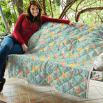 Retro Air Balloon Pattern Print Quilt