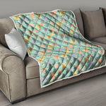 Retro Air Balloon Pattern Print Quilt