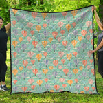 Retro Air Balloon Pattern Print Quilt