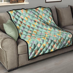 Retro Air Balloon Pattern Print Quilt