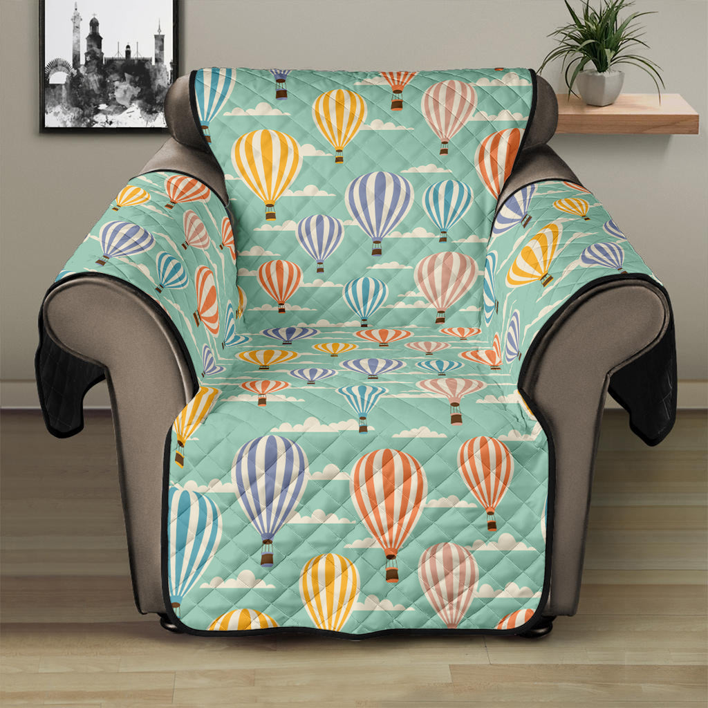 Retro Air Balloon Pattern Print Recliner Protector