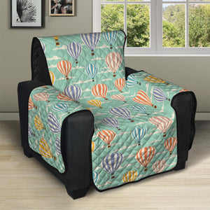 Retro Air Balloon Pattern Print Recliner Protector