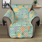 Retro Air Balloon Pattern Print Recliner Protector