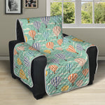 Retro Air Balloon Pattern Print Recliner Protector