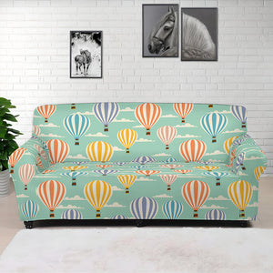 Retro Air Balloon Pattern Print Sofa Cover