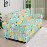 Retro Air Balloon Pattern Print Sofa Cover