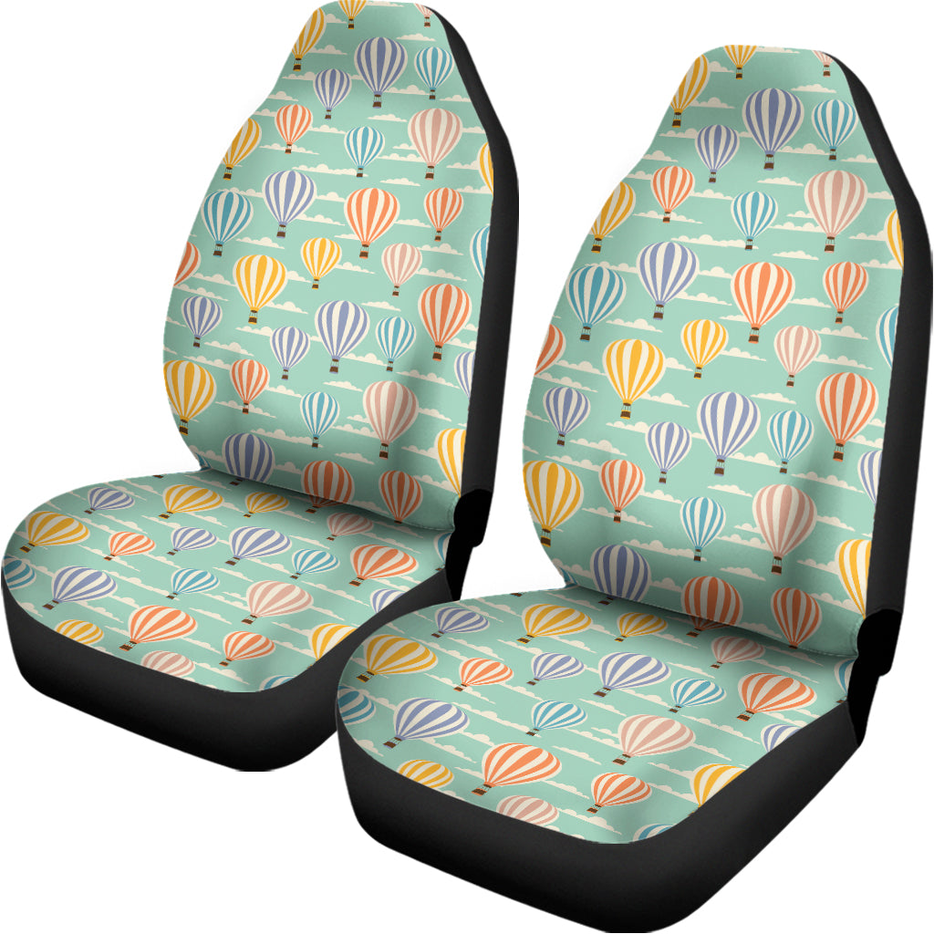 Retro Air Balloon Pattern Print Universal Fit Car Seat Covers