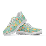 Retro Air Balloon Pattern Print White Sneakers