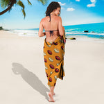 Retro American Football Ball Print Beach Sarong Wrap