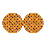 Retro American Football Ball Print Car Coasters