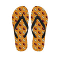 Retro American Football Ball Print Flip Flops