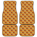 Retro American Football Ball Print Front and Back Car Floor Mats