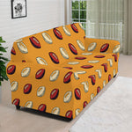 Retro American Football Ball Print Sofa Cover