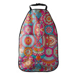 Retro Bohemian Mandala Pattern Print Car Seat Organizers