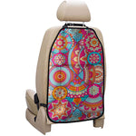 Retro Bohemian Mandala Pattern Print Car Seat Organizers