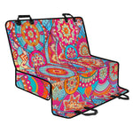 Retro Bohemian Mandala Pattern Print Pet Car Back Seat Cover