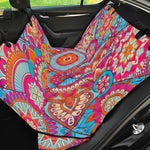 Retro Bohemian Mandala Pattern Print Pet Car Back Seat Cover