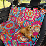 Retro Bohemian Mandala Pattern Print Pet Car Back Seat Cover
