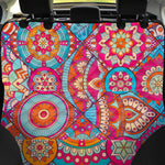 Retro Bohemian Mandala Pattern Print Pet Car Back Seat Cover