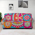 Retro Bohemian Mandala Pattern Print Sofa Cover