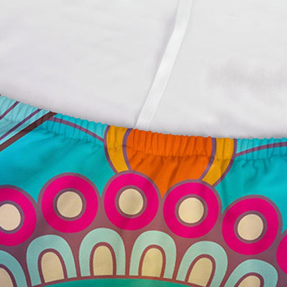 Retro Bohemian Mandala Pattern Print Sofa Cover
