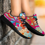 Retro Bohemian Mandala Pattern Print Sport Shoes GearFrost