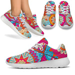 Retro Bohemian Mandala Pattern Print Sport Shoes GearFrost