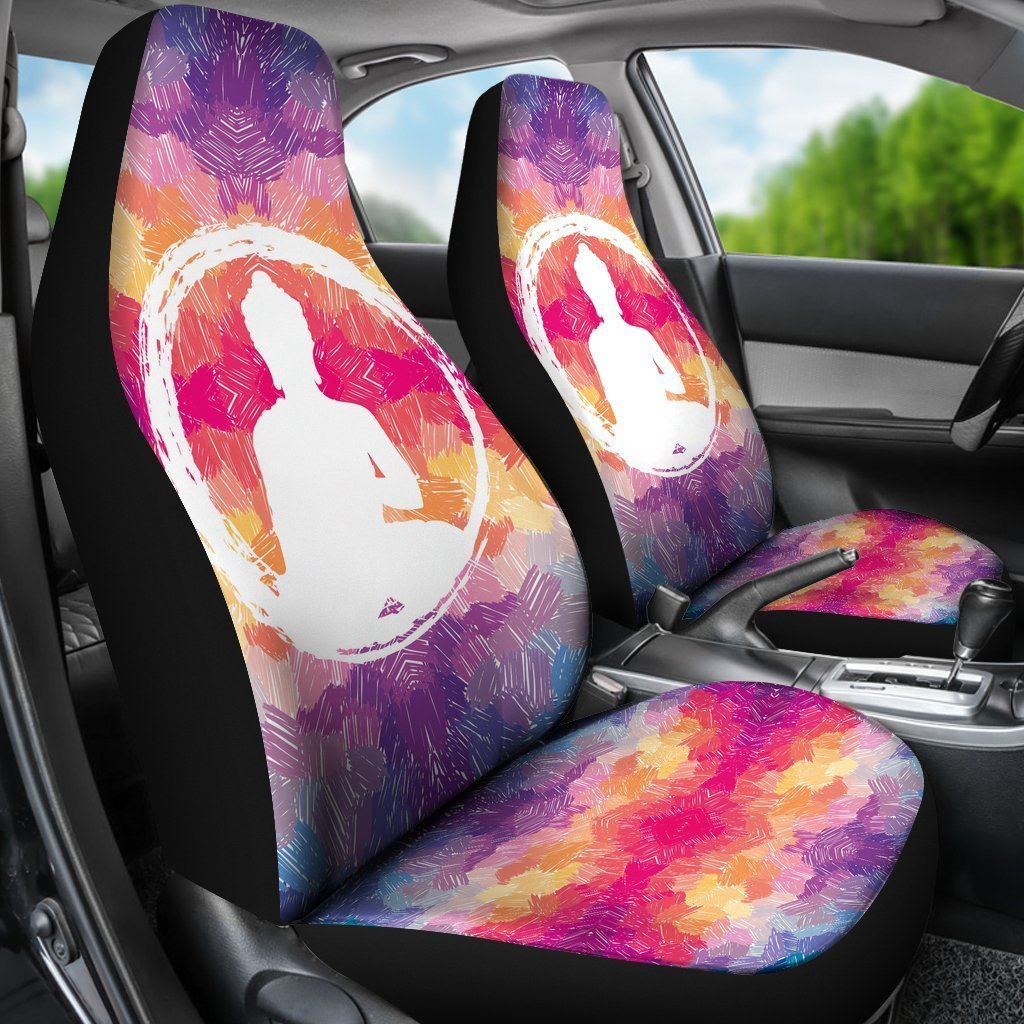 Retro Buddha Universal Fit Car Seat Covers GearFrost