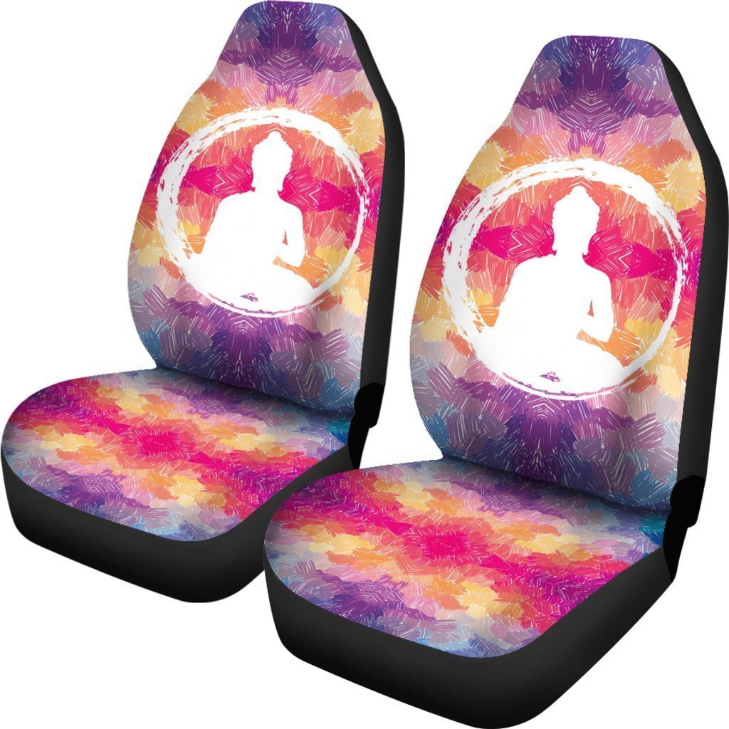 Retro Buddha Universal Fit Car Seat Covers GearFrost