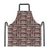 Retro Cassette Tape Pattern Print Apron