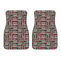 Retro Cassette Tape Pattern Print Front Car Floor Mats