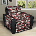 Retro Cassette Tape Pattern Print Recliner Protector