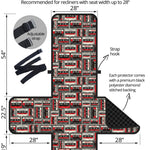 Retro Cassette Tape Pattern Print Recliner Protector