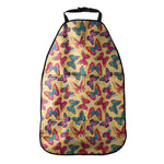 Retro Colorful Butterfly Pattern Print Car Seat Organizers