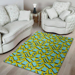 Retro Funky Pattern Print Area Rug