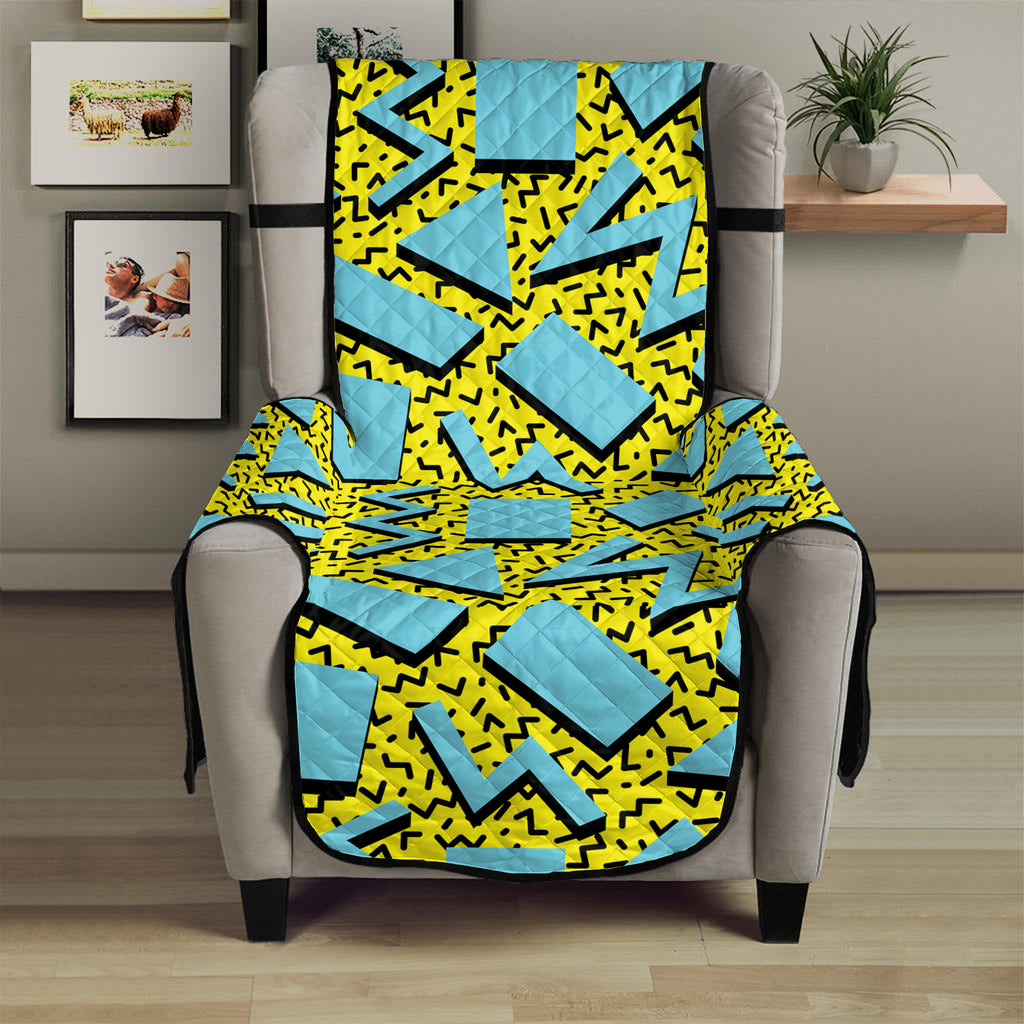 Retro Funky Pattern Print Armchair Protector