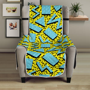 Retro Funky Pattern Print Armchair Protector