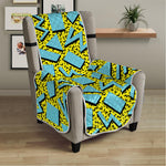 Retro Funky Pattern Print Armchair Protector