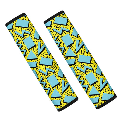 Retro Funky Pattern Print Car Seat Belt Covers