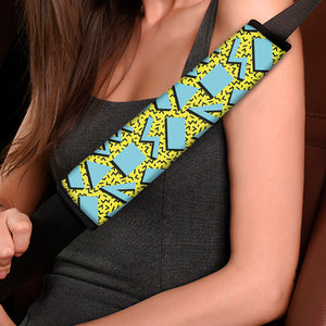 Retro Funky Pattern Print Car Seat Belt Covers