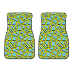 Retro Funky Pattern Print Front Car Floor Mats