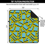 Retro Funky Pattern Print Futon Protector