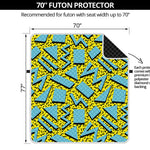 Retro Funky Pattern Print Futon Protector