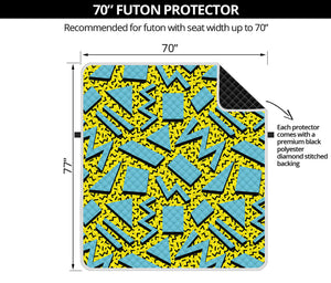 Retro Funky Pattern Print Futon Protector