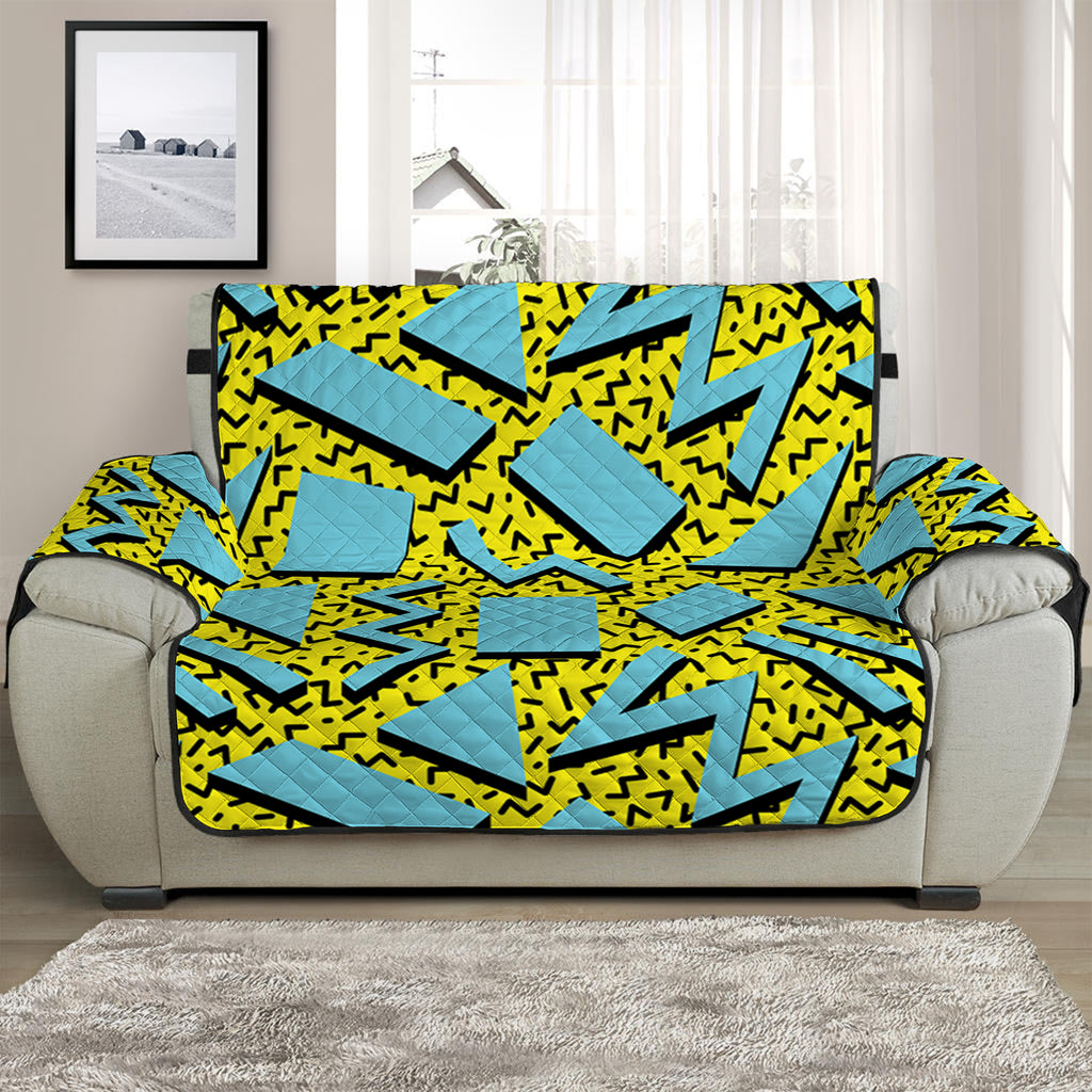 Retro Funky Pattern Print Half Sofa Protector