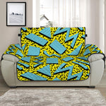 Retro Funky Pattern Print Half Sofa Protector