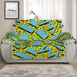 Retro Funky Pattern Print Half Sofa Protector