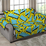 Retro Funky Pattern Print Loveseat Protector