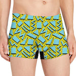 Retro Funky Pattern Print Men's Boxer Briefs